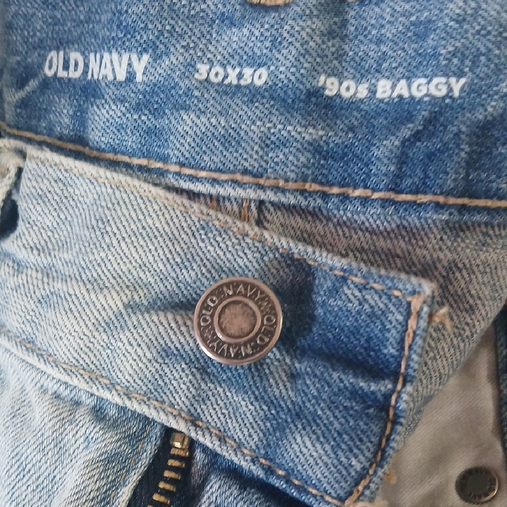 Old Navy Light Blue Relaxed Baggy Men’s Jeans